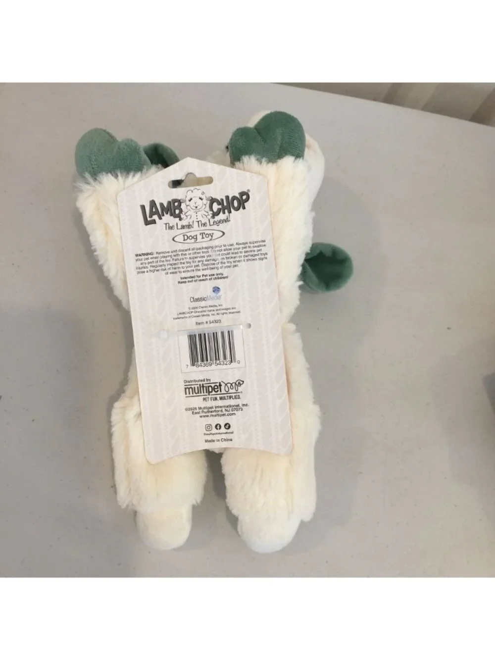 Lamb Chop Flower Child Green Ears Front Paws 11